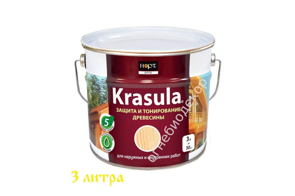 Krasula (Красула) - защитно-декоративный состав для дерева